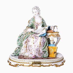 20th Century Tiche Porcelain Madame Pompadour