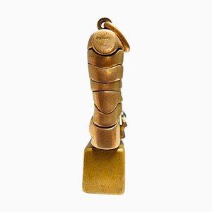 Miguel Berrocal Pendant Bronze Micro David Off, 1971