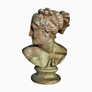 Sculpture Italie 20ème Siècle Venere Medici Head Begin en Terre Cuite