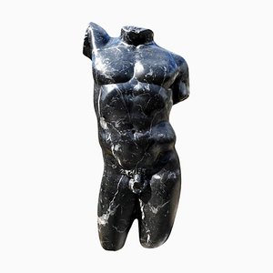 Escultura de líder romano italiano de principios del siglo XX