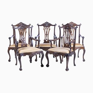 18th Century Portuguese Armchairs, Set of 5
