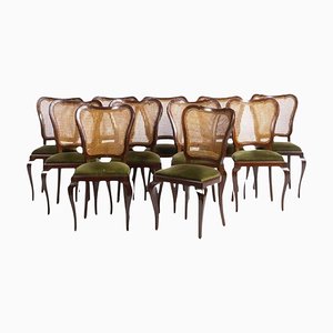 20th Century Portuguese Chairs in Mahogany, Set of 11