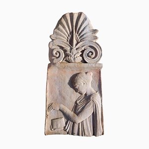 Grand Antefix Romain En Terre Cuite Début 20ème Siècle