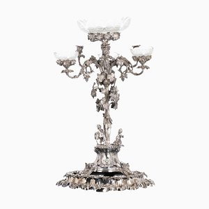 Candelabro con brazos del siglo XIX de la familia Whytt de Bennochy-Whyte-Melville, década de 1860