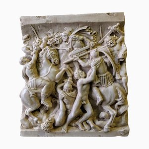 Alto relieve del siglo XX que representa la batalla