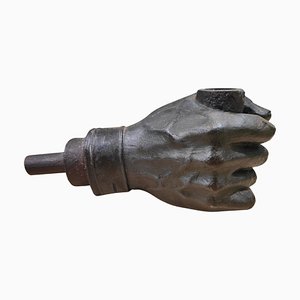 Forged Iron Hand Sculpture, 1950s