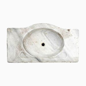 20th Century Italian Carrara Marble Sink