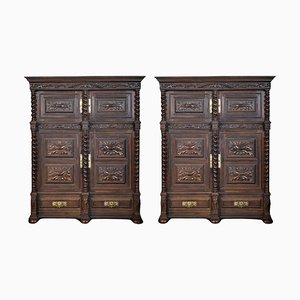 19th Century Portuguese Cabinets, Set of 2