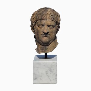 Busto italiano de Nerone de terracota, siglo XX