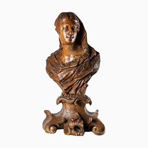 Französischer Künstler, Heilige Maria Magdalena, 17. Jh., Holz