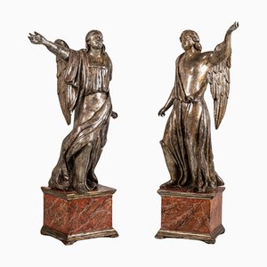 Louis XIV Angel Sculptures, Late 17th Century, Set of 2