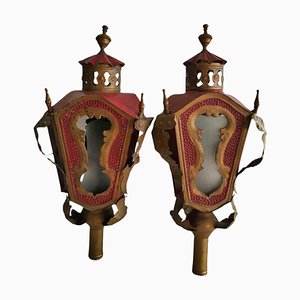 Lanterne portoghesi, XVIII secolo, set di 2