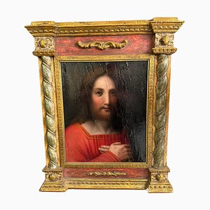 Italian School Artist, Christ, 16th Century, Oil Painting, Framed