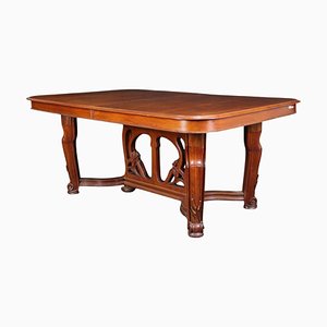 Large 19th Century Italian Art Deco Extendable Table