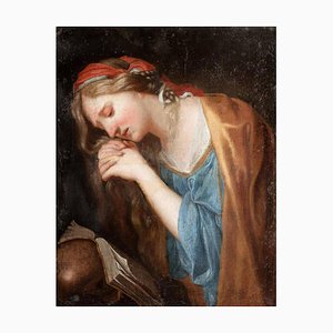 After Charles Le Brun, Saint Madeleine in Prayer, 17th Century, Painting