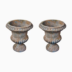 Vases Siennois en Terre Cuite, Fin 19ème Siècle, Set de 2