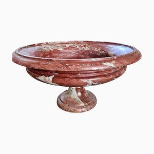Copa de mármol rojo toscano, de finales del siglo XIX