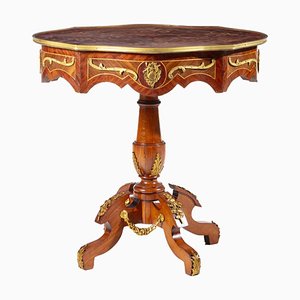 Table Basse Style Louis XV, France, 19ème Siècle