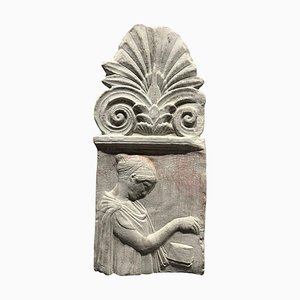 Antefissa grande romana in terracotta, inizio XX secolo