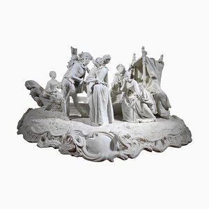 Monumental Group in Sevres Porcelain from Boucher, 1800