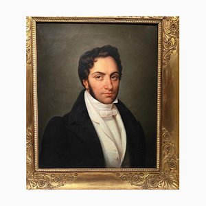 Empire Period Artist, Portrait, 1800, Oil Painting, Framed