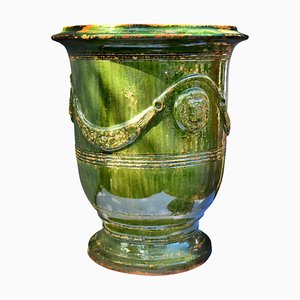 French Majolica Vase