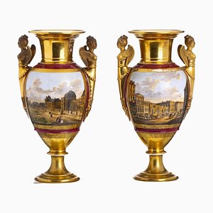 Antike Empire Vasen, 2er Set