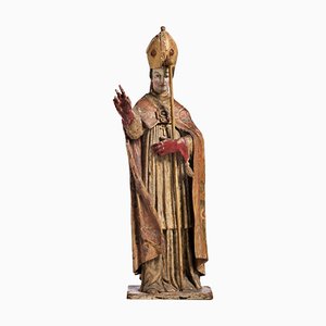 Skulptur des Heiligen Bischofs, 18. Jh.