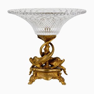 Grand Vase à Fruits Empire Napoléon III, 19ème Siècle