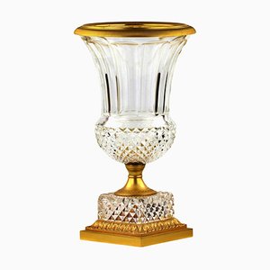 Napoleon III Crystal Vase, France, 19th Century