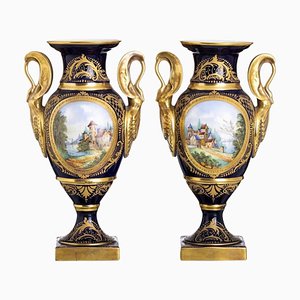 Empire Vases Sevres, 20th Century, Set of 2