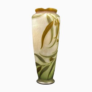 Vaso Art Nouveau con decorazioni floreali di Émile Gallé, Nancy, Francia, inizio XX secolo