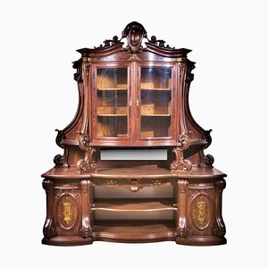 Antique English Victorian Cabinet, 1850