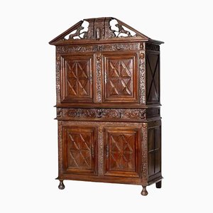 French 2-Section Cabinet, 18th Century