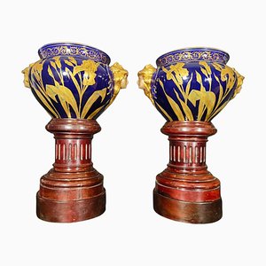 Art Nouveau Planters, 20th Century, Set of 2