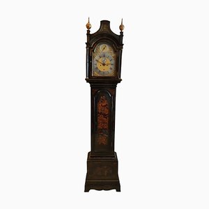 Grand Father Case Clock with Chinese Figures, 19th Century