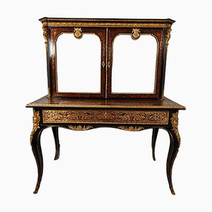 Mueble Boulle Bonheur Du Jour ebonizado, siglo XIX