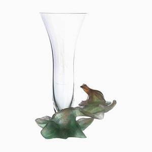 Vaso in cristallo di Daum, XX secolo