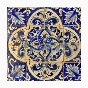 Panel de azulejos portugueses del siglo XVII