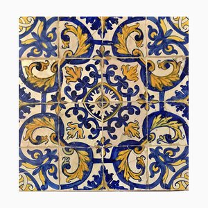 Panel de azulejos portugueses del siglo XVII