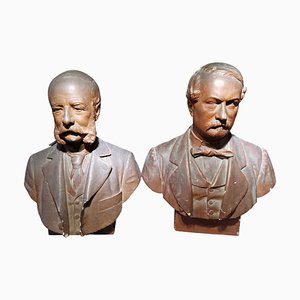 19th Century Busts, Set of 2