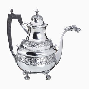 Caffettiera in argento, XIX secolo