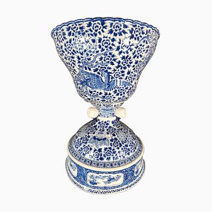 Jarrón chino grande de porcelana, siglo XIX