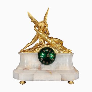 Pendulum in Gilded Bronze and Onyx, 19th Century