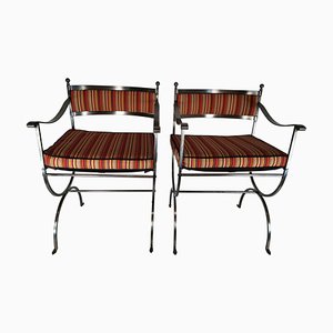 Set of 20th Century French Neo-Gothic Style Armchairs
