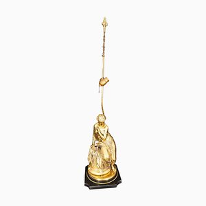 Lampada da tavolo in bronzo di Salmson, XIX secolo