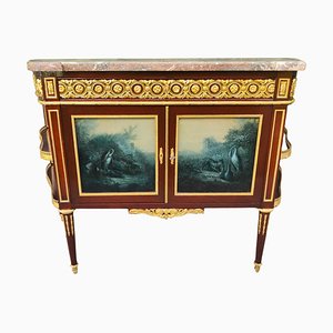 Louis XVI Seitenschrank aus Mahagoni von Henry Dasson et Cie, Frankreich, 1889