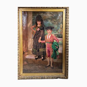 Child Toreador, 1880, Painting, Framed