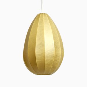 Vintage Cocoon Pendant Lamp in Minimalist Design, 1960s