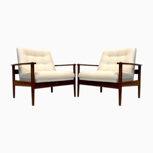 Set of Mid-Century Danish Teak Armchair in the style of Grete Jalk, Denmark